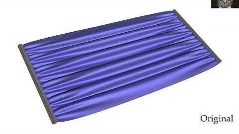 SCA2020 video abstract: A Finite Element Formulation of Baraff-Witkin Cloth, by T. Kim