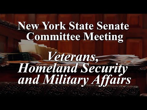 Senate Standing Committee on Veterans, Homeland Security and Military Affairs - 05/19/21