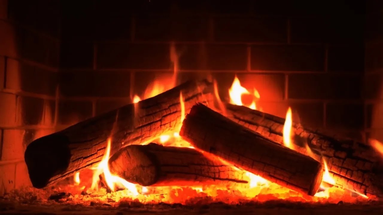 Relaxing Fireplace Sounds 🔥 Crackling Fire Ambience 🔥