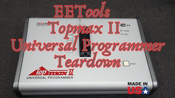 EEtools TopMax II 2 Universal Programmer Teardown.