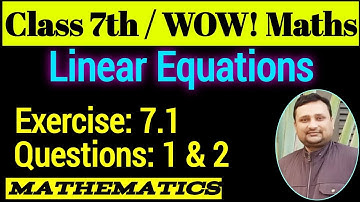 WOW Maths Class 7 Solutions Ex 7.1 Question 1 | WOW Maths Class 7 Chapter 7 Exercise 7.1 Question 2