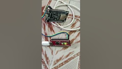 Serial to Serial Communication Arduino Nano to NodeMCU8266 #Shorts