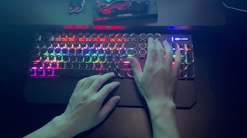 MageGee MK-Storm Amazon top selling mechanical keyboard, Retro Punk Typewriter 104 keys