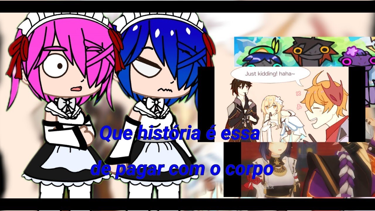 Rê:zero reagindo a memes de genshin impact (as)