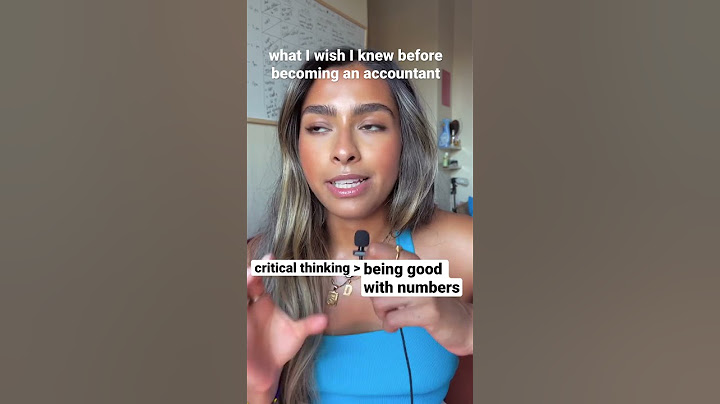 What I wish I knew before becoming an accountant: critical thinking 🤓 #shorts