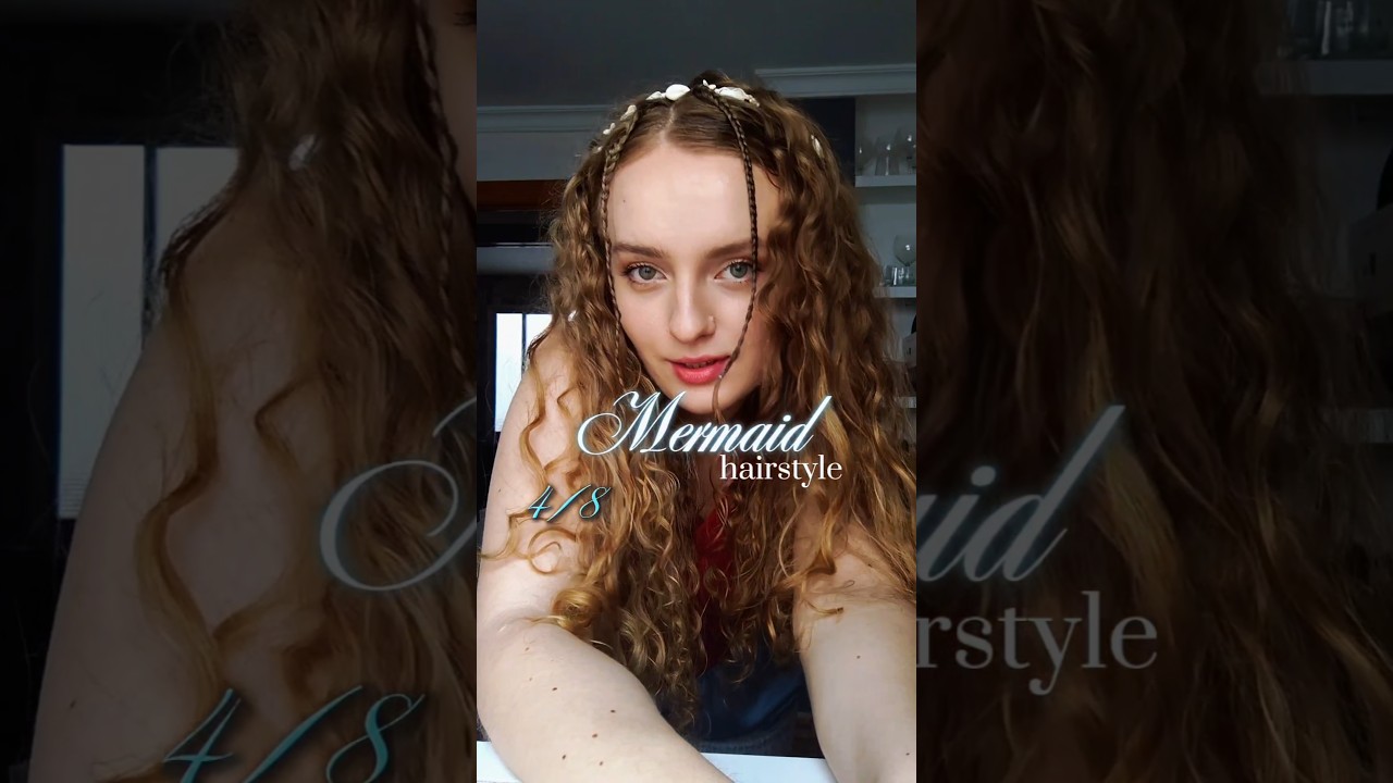 Зачіска русалки🩵🧜🏼‍♀️ Ідея літньої зачіски✨ 