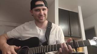 How to play Drowning Chris Young on guitar | Beginner Tutorial | Lesson