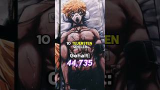 Die 10 Teuersten Blue Lock Spieler  bluelock bluelockedit anime manga animedeutsch