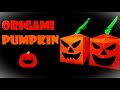 Easy Origami Pumpkin 🎃 | Halloween Paper Craft