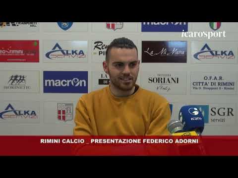 Icaro Sport. Presentazione Federico Adorni, nuovo portiere del Rimini FC