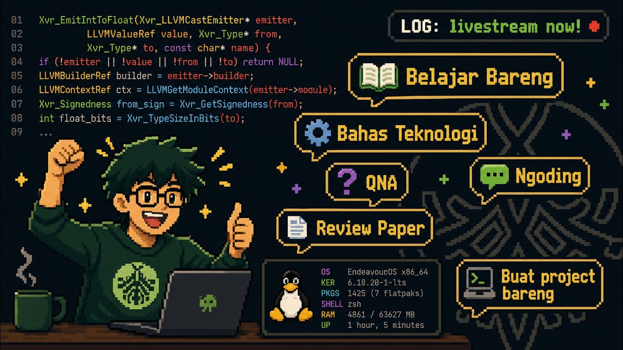 🔴 [LIVE ] Ask Seputaran Computer Science