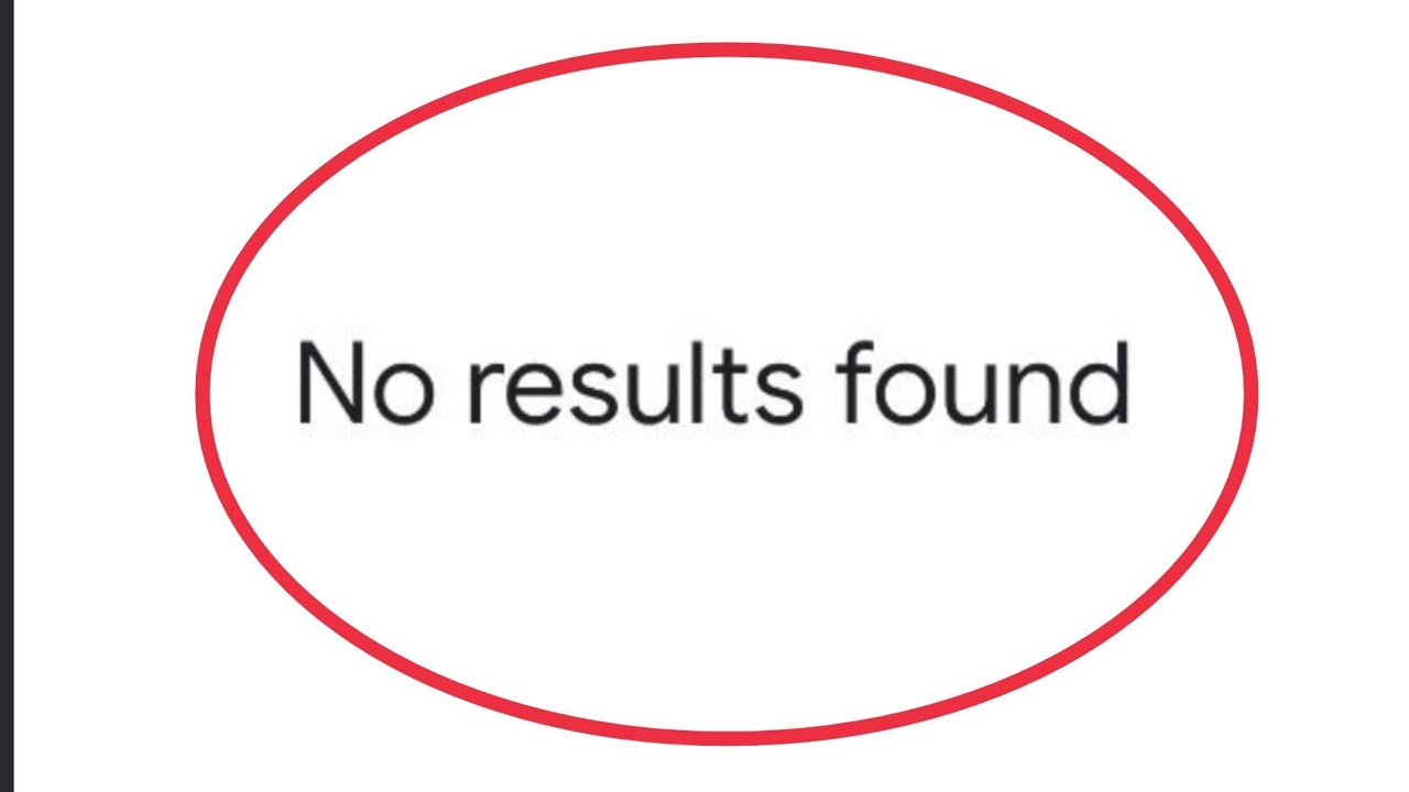 How To Fix Message No results found Problem Solve YouTube