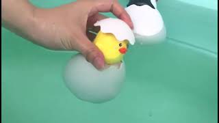 Cb802839 Toddler Bathing Floating Spray Water Egg Baby Shower Bath Toy