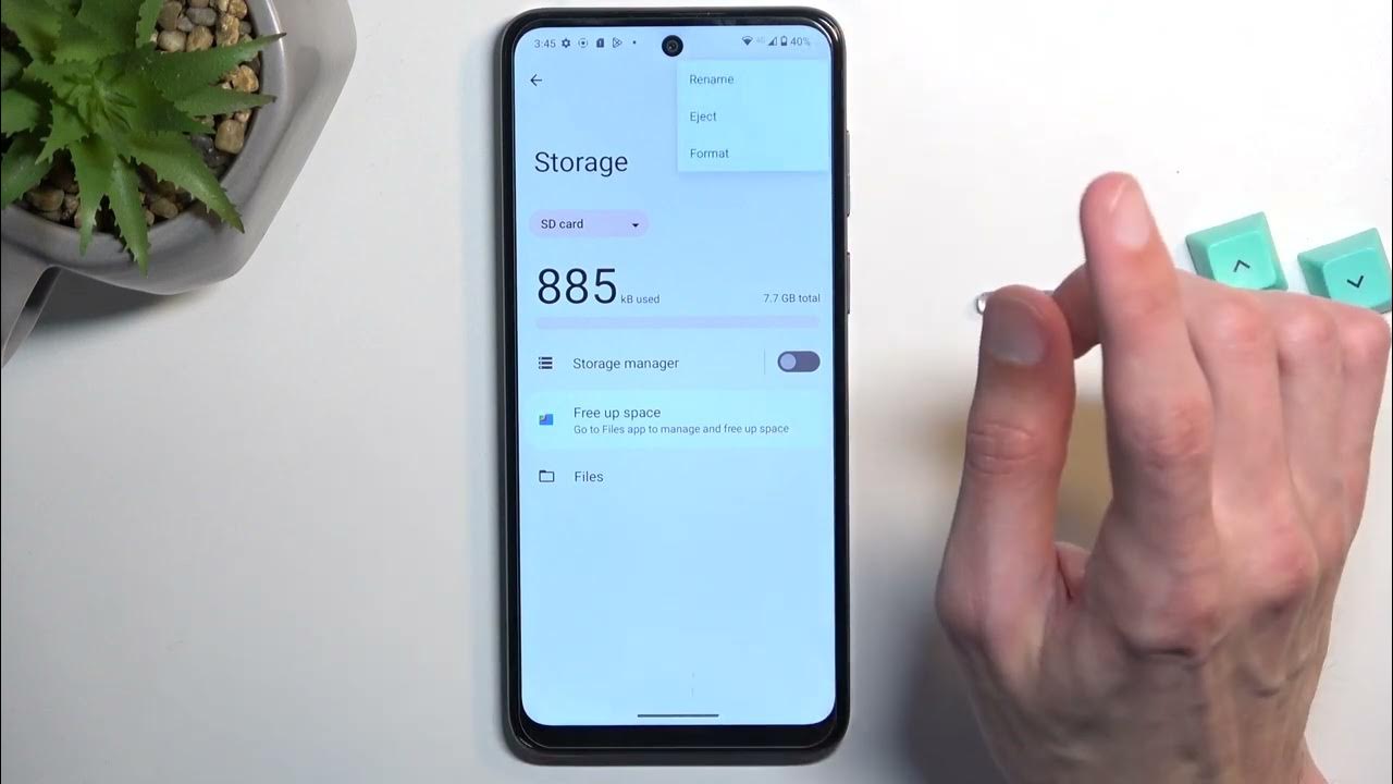 How to Format SD Card on MOTOROLA Moto G13 YouTube