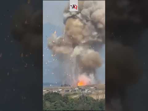 Video ESPLOSIONE A COLLEFERRO NELL'AZIENDA DI MUNIZIONI: IL BOATO E L'INCENDIO