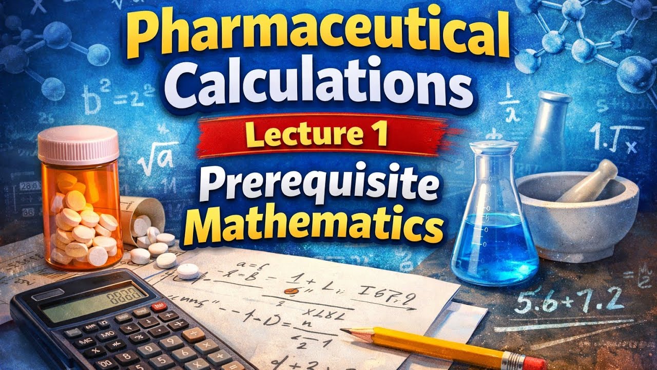 Pharma Math Pharmaceutical calculations ( Prerequisite Mathematics )( Lecture 1 ...