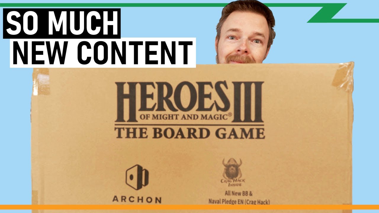 Они наконец-то прибыли! Распаковка всех 3 новых дополнений для HoMM3.