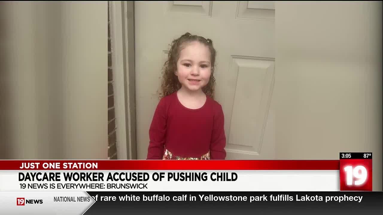 Daycare worker accused of pushing child - YouTube