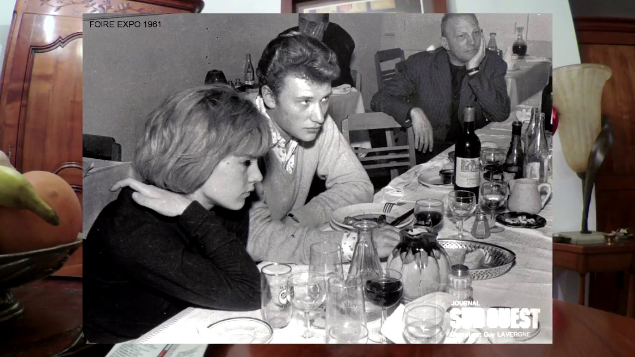 P-Lab - Johnny Hallyday en concert à la foire-expo de Marmande en 1963 - Souvenirs Souvenirs