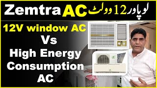 12V Window Air Conditioner vs High Energy Consumption 3 phase AC