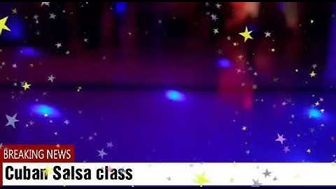 Cuban salsa dance