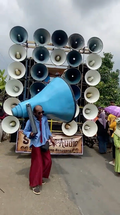 Karnaval sound pakai speaker toa masjid