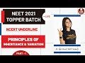 NCERT Underline | Principles of Inheritance  & Variation Part-1 | NEET 2021 Topper Batch | Vedantu