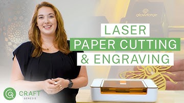 Laser Paper Cutting & Engraving (featuring our new Glowforge Aura!)