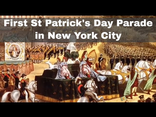 17th March 1766: The first recorded Saint Patrick's Day parade