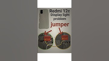 redmi 12c display light problem jumper solution ✅