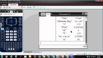 How to use the TI Nspire to run a Paired t test and Paired t interval