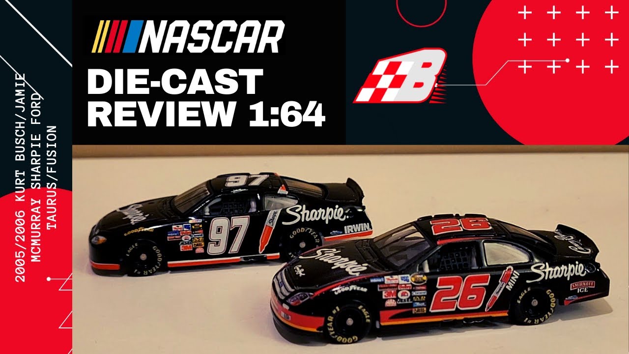 DOUBLE NASCAR DIE-CAST REVIEW** 2005 Kurt Busch/2006 Jamie