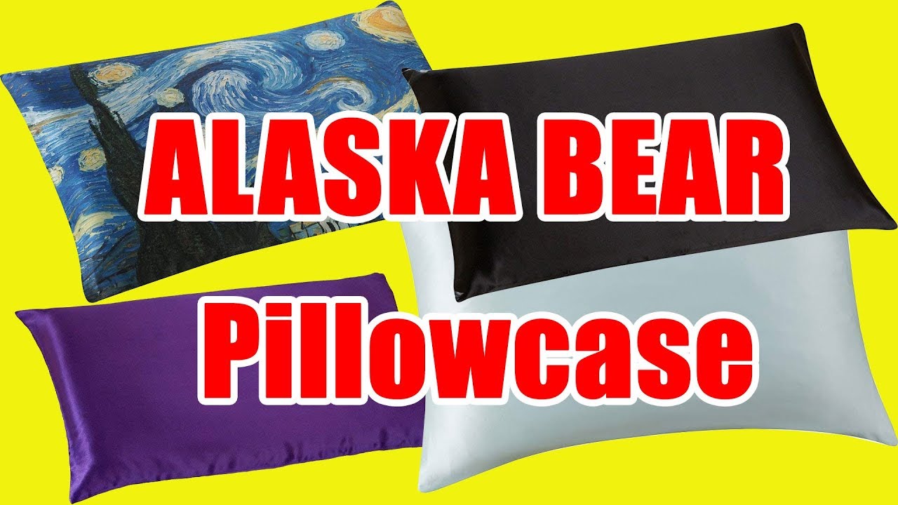 ALASKA BEAR Pillowcase 14x18 Inches 100 19 momme mulberry silk YouTube