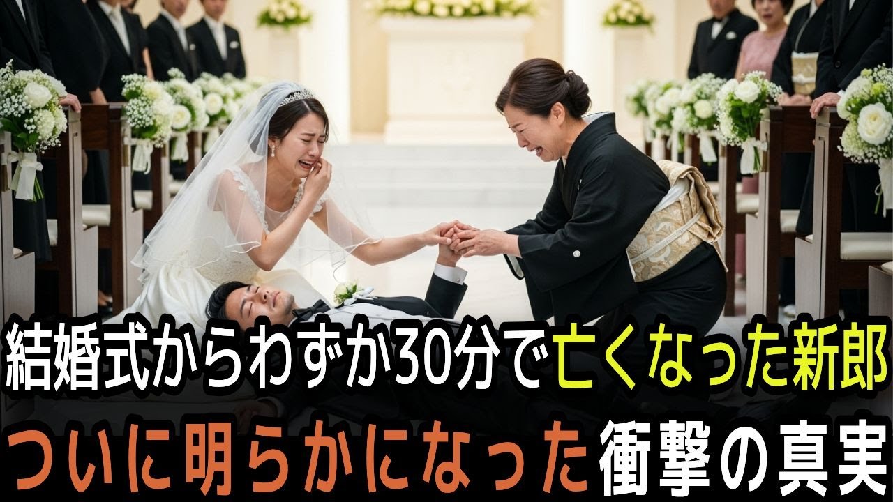 結婚式からわずか30分で亡くなった新郎ついに明らかになった衝撃の真実