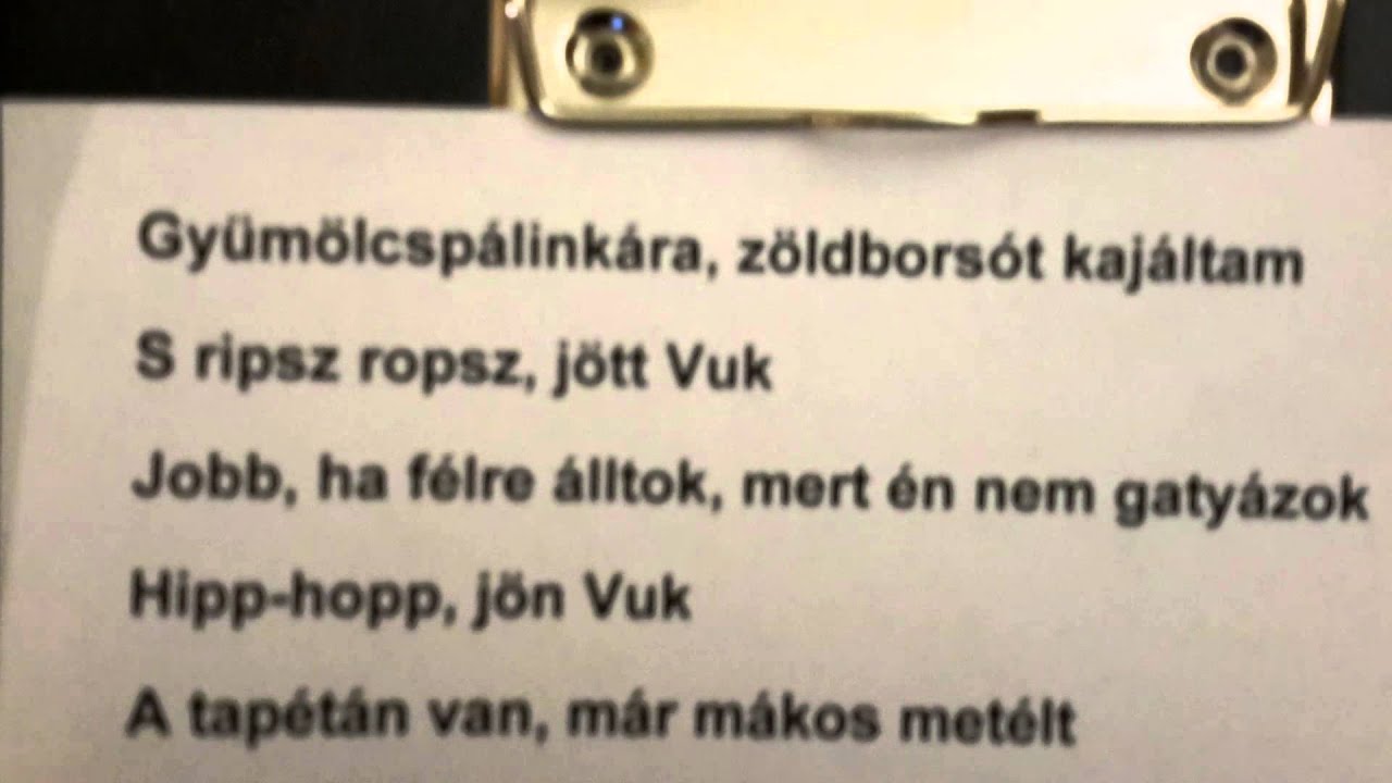 Vuk dala spiccesen. Teljes változat. Zeneparódia 🌞🎹😨