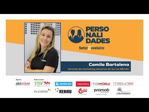 Personalidades Setor Moveleiro Camila Bartalena Gerente de Marketing América do Sul na Rehau
