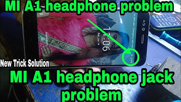 mi a1 headphone symbol problem//mi A1 headphone jack solution
