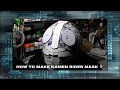 How to make kamen rider mask 1　仮面ライダーマスクの作り方 1