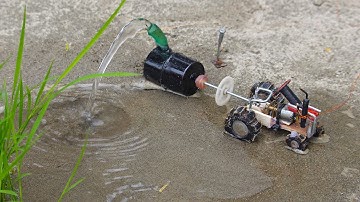 how to make a tractor machine motor - science project $10 dollar