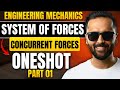 🔴LIVE | System of Forces | Engineering Mechanics | First Year Engineering | Pradeep Giri Sir
