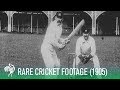 Rare footage of english and australian cricket teams 1905  sporting history