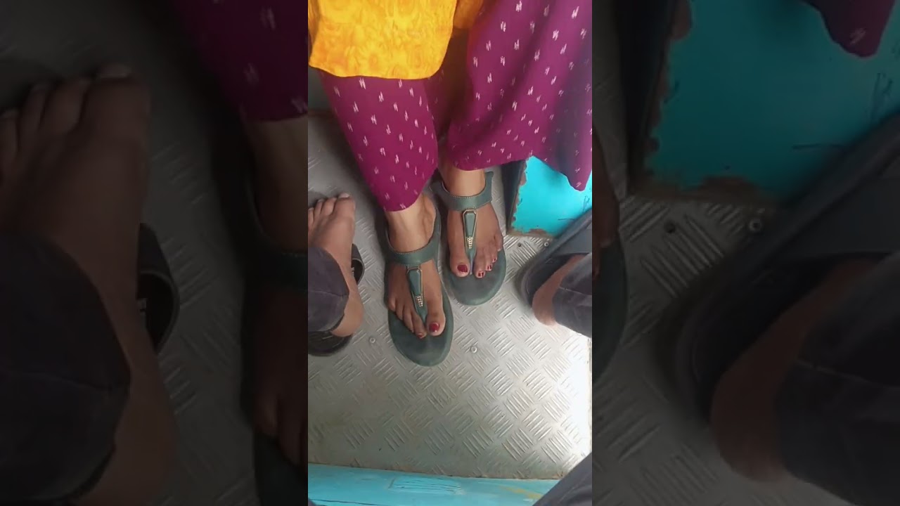 indian footsie on bus