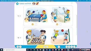 Tiếng anh lớp 3 unit 10 lesson 1 What do you do at break time?