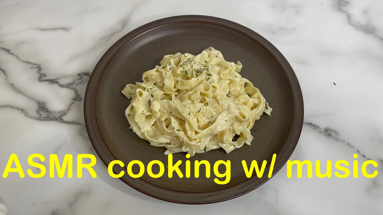 How to Make Pasta from Scratch Fettuccine Alfredo w/ Music No