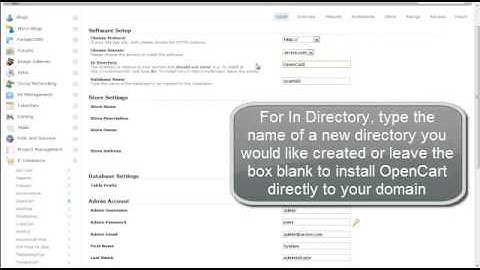 cPanel Hosting Tutorial - How to Install OpenCart Using Softaculous