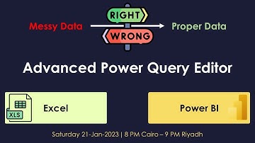 تصحيح أخطاء هيكلة البيانات الخام | Advanced Power Query Editor