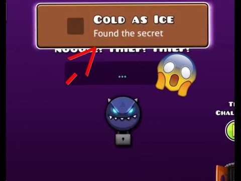 geometry dash unlock codes chamber achievement cold ice third