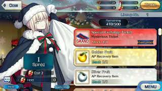 Altria Pendragon (Santa Alter) sings jingle bells