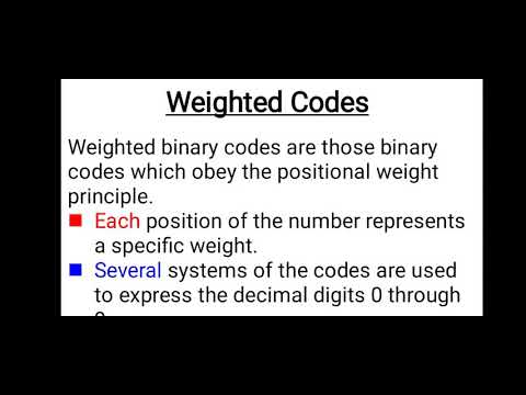 Weighted Codes