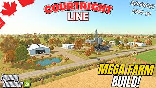 I SPENT 1 YEAR BUILDING A $10,000,000 CANADIAN MEGA FARM! | Courtright Line | Farming Simulator 25 screenshot 4